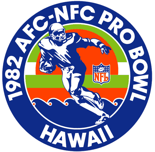 Pro Bowl 1982 Primary Logo DIY iron on transfer (heat transfer)